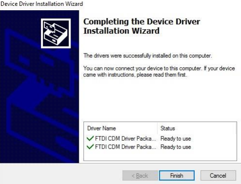 ftdi cdm driver install